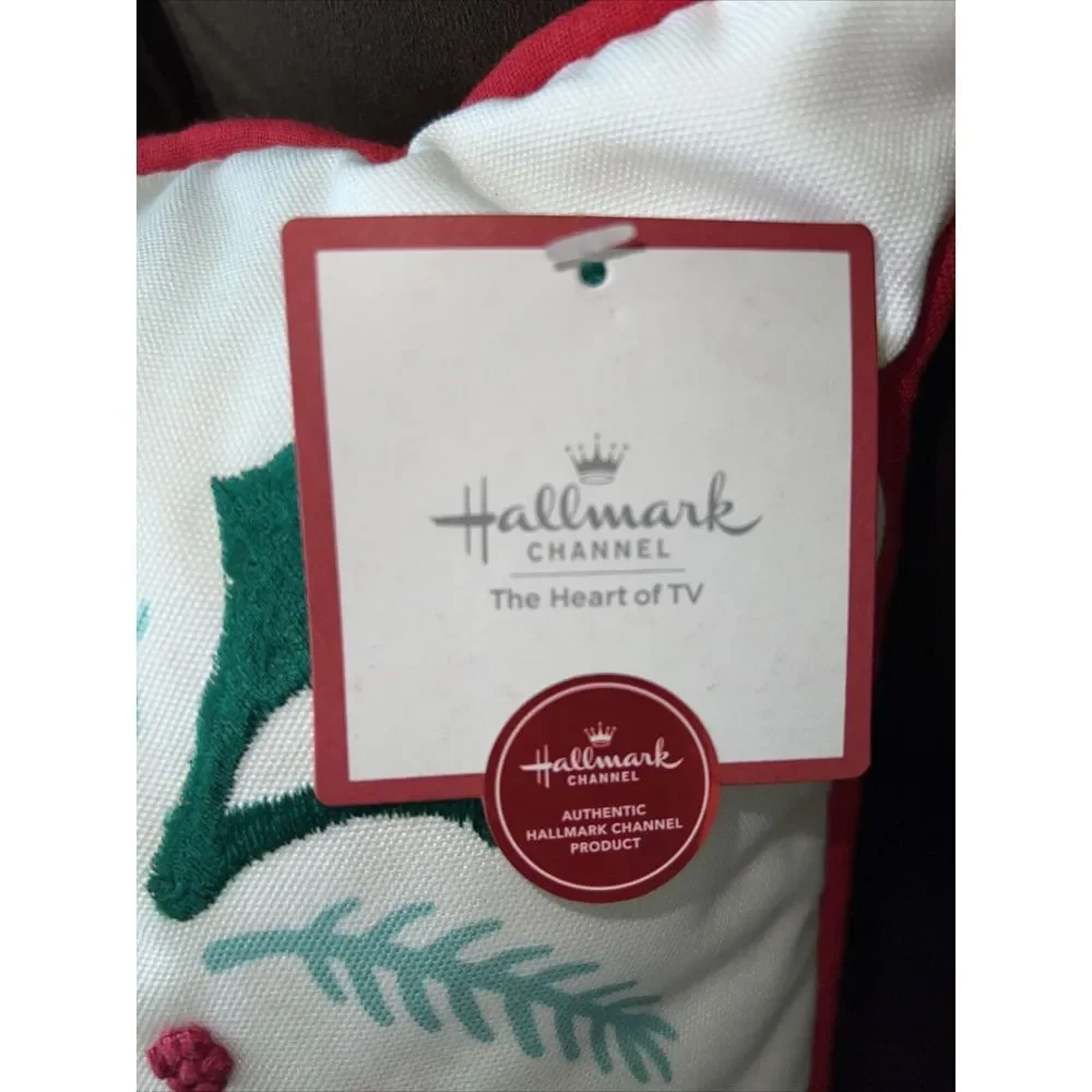 Dear Santa Hallmark Channel Movies Throw Christmas Pillow 16‎ x16 New